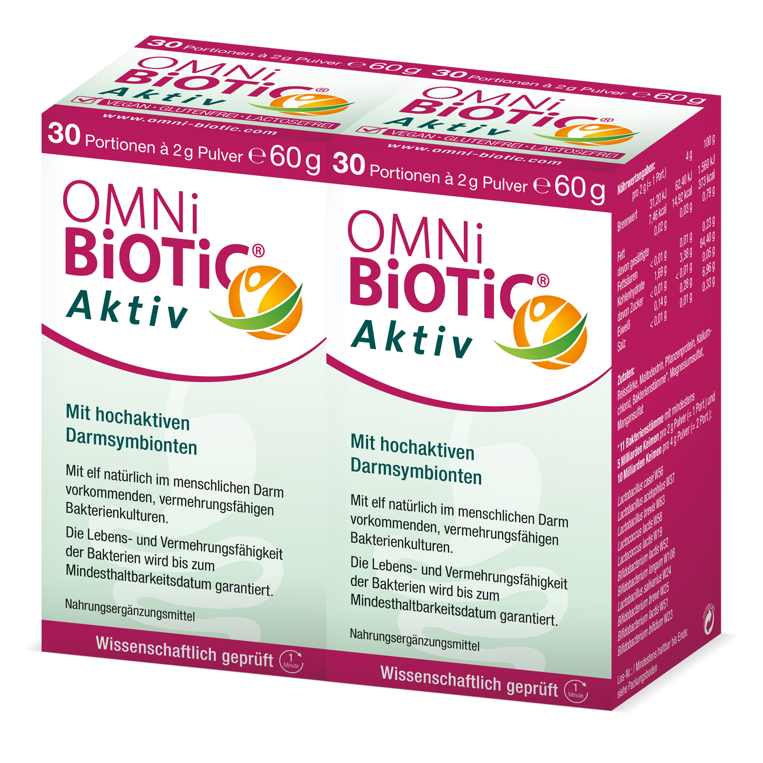 OMNi-BiOTiC® Aktiv, 2x60g