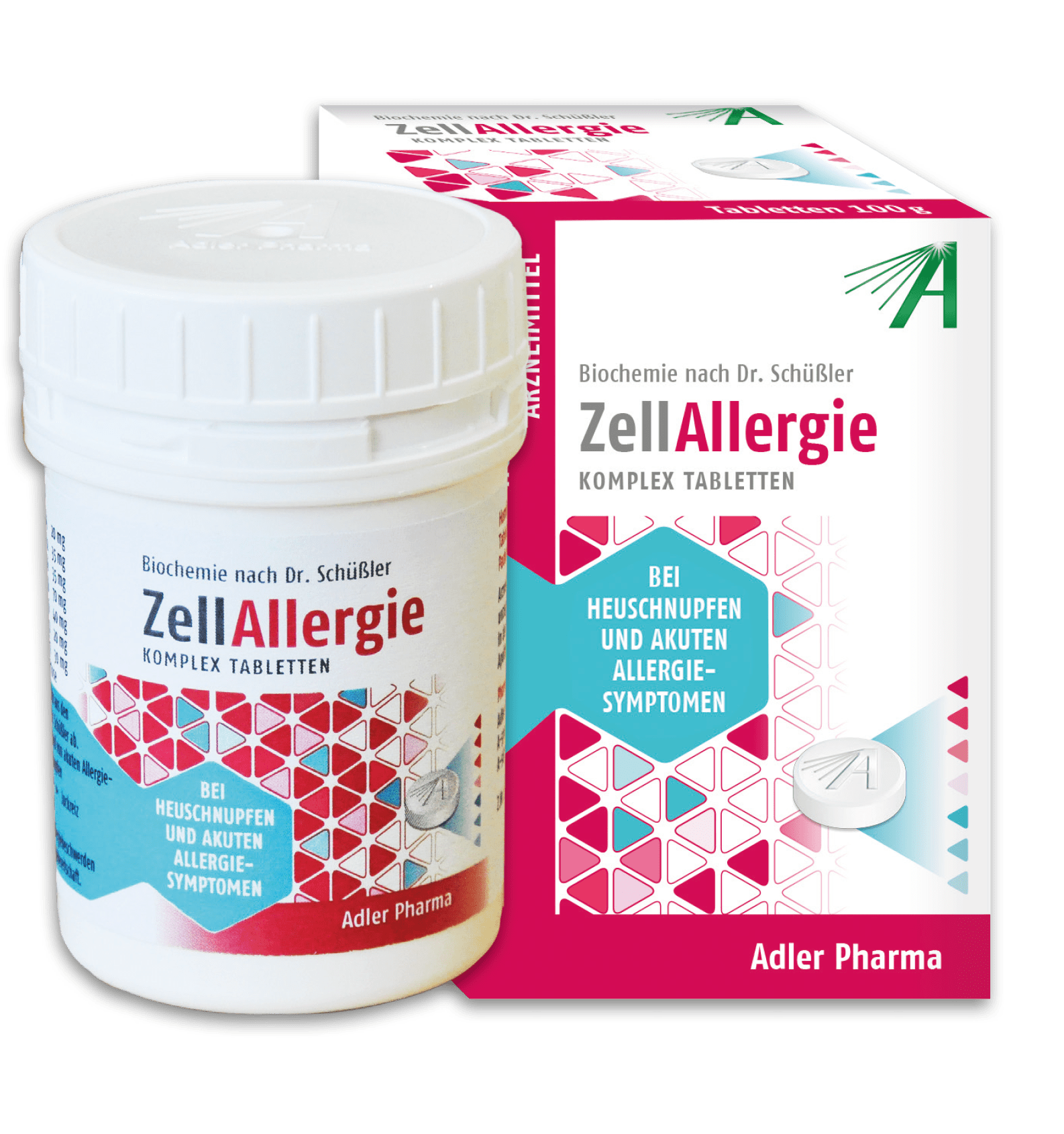 Adler Zell Allergie Tbl. Biochemie nach Dr. Schüßler