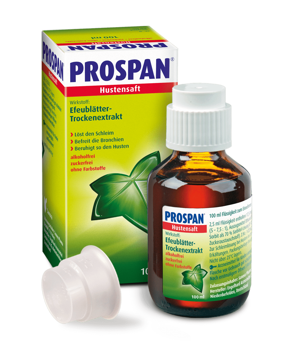 Prospan Hustensaft 100ml, Shop-Kennzeichen: Variante 2475428