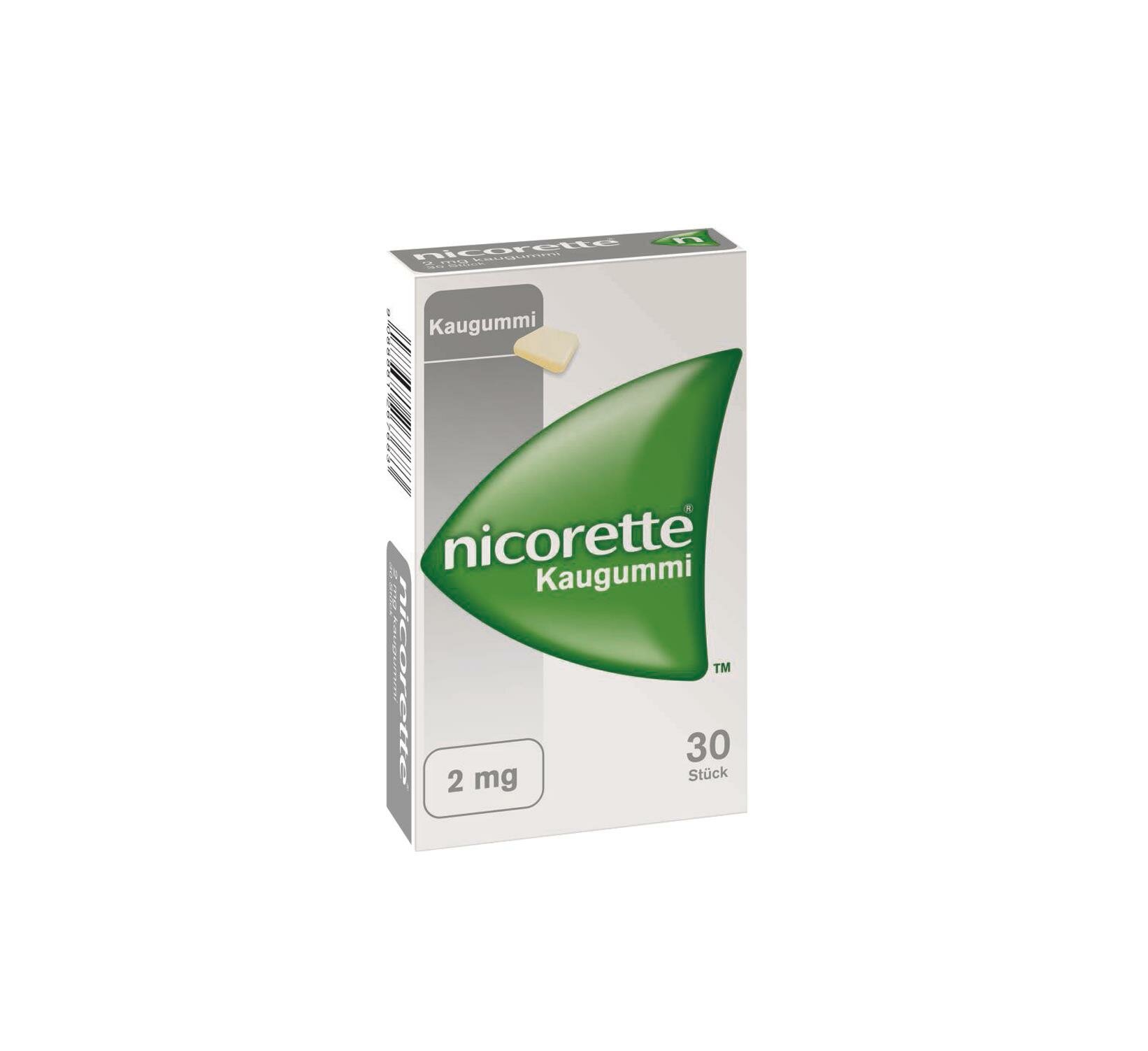 Nicorette Kaugummi 2mg - ohne Geschmack