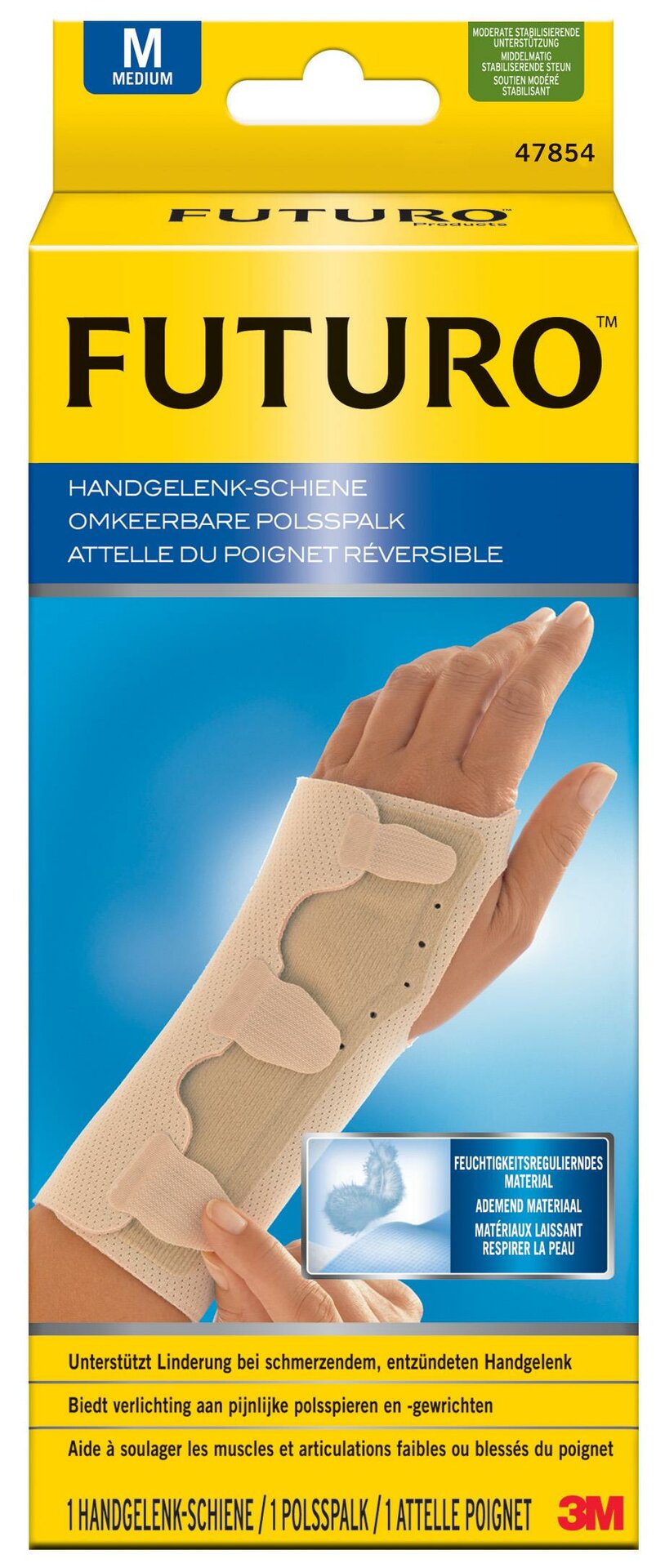 FUTURO™ Handgelenk-Schiene 47854, M (15.9 - 19.0 cm)