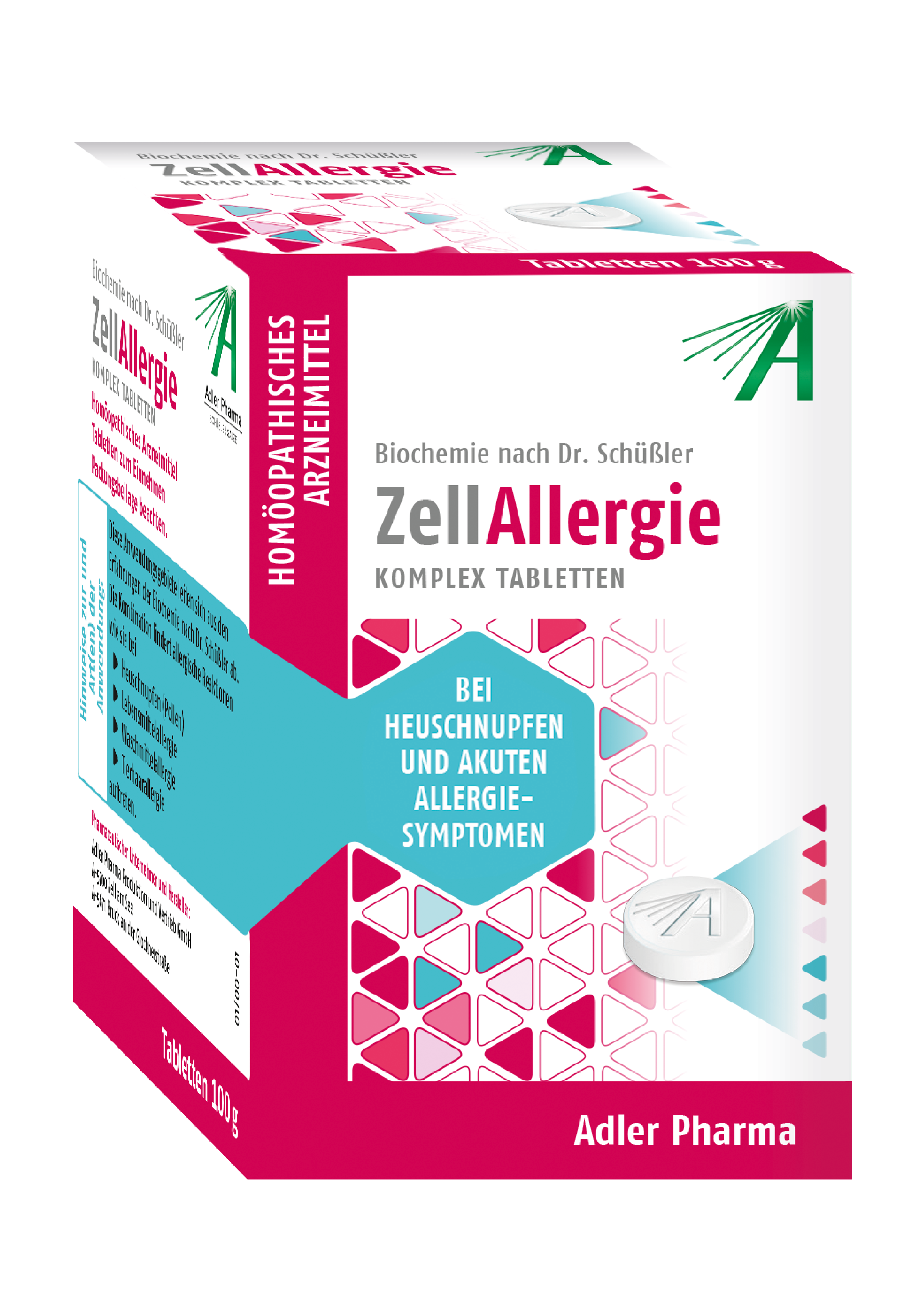 Adler Zell Allergie Tbl. Biochemie nach Dr. Schüßler