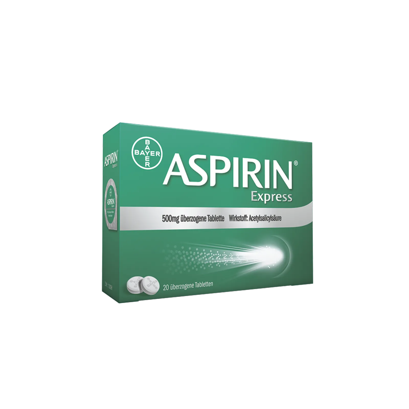 Aspirin Express überzogene Tabletten 500mg 20 Stüc...