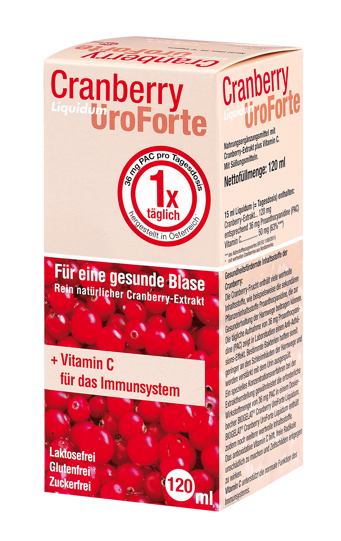 BIOGELAT CRANBERRY UROFORTE LIQUID