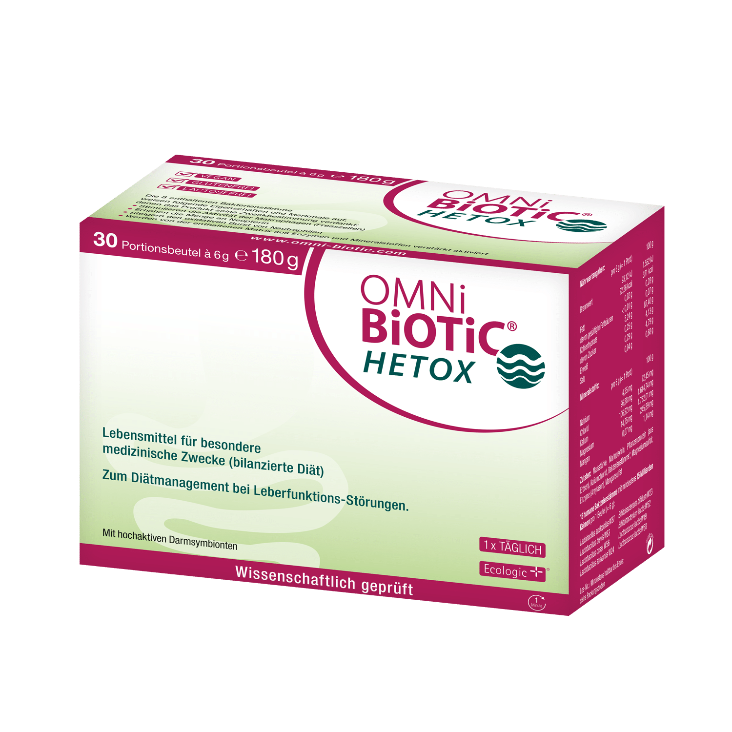 OMNi-BiOTiC® HETOX, 30 Sachets á 6g