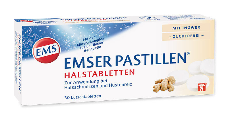 EMSER PASTILLEN INGWER OHNE ZUCKER