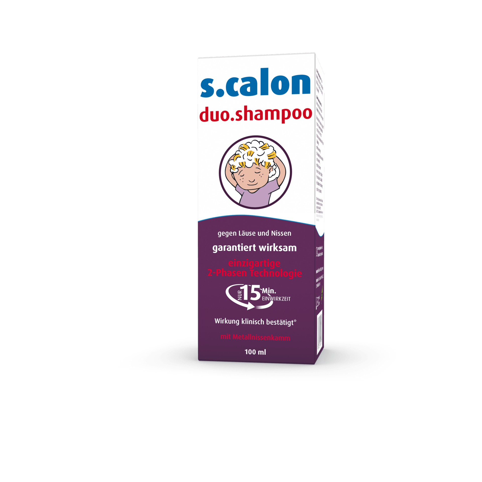 s.calon DUO Shampoo mit Nissenkamm