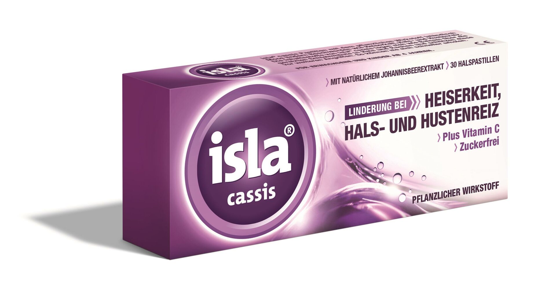 Isla Cassis + Vitamin C Pastillen ohne Zucker 60 S...