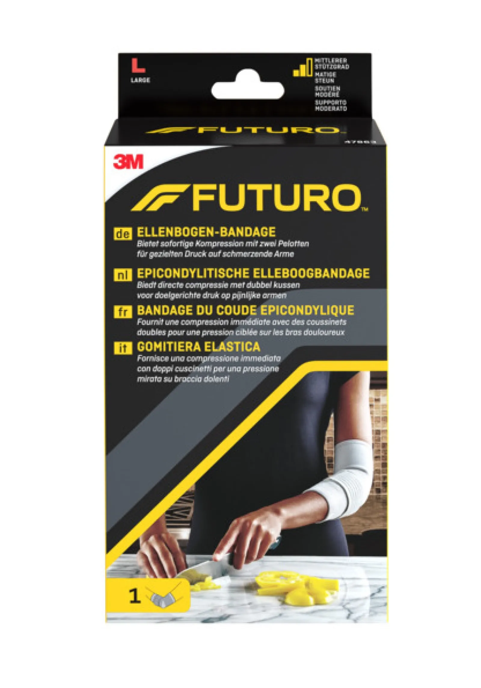 FUTURO™ Ellenbogen-Bandage 47863, L (27.9 - 30.5 cm)