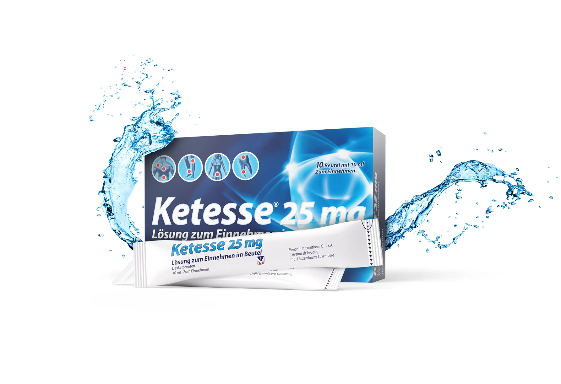 Ketesse® - Rezeptfrei für Ihre Schmerzpatienten, jetzt auch für unterwegs!