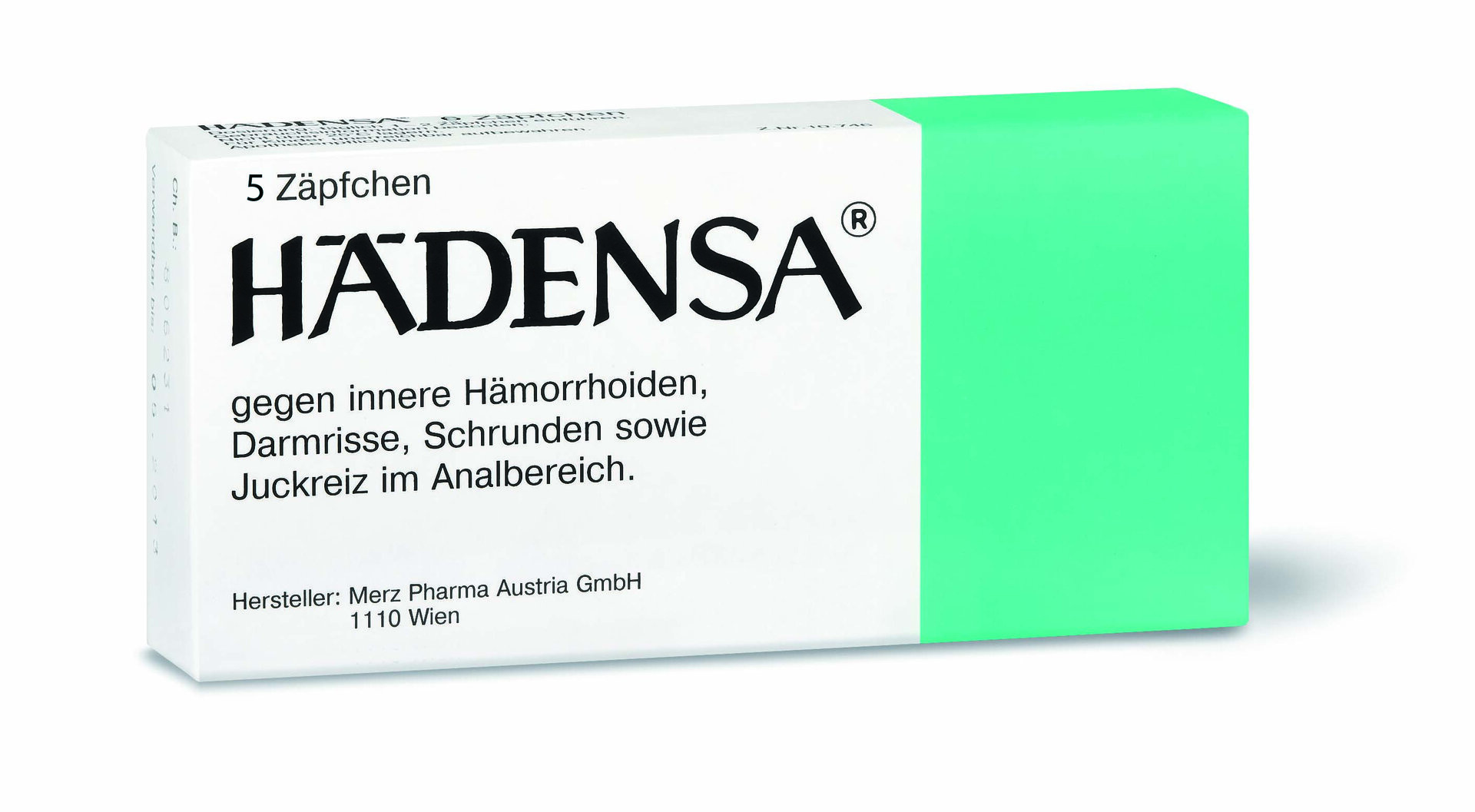 HÄDENSA Zäpfchen gegen Hämorrhoiden