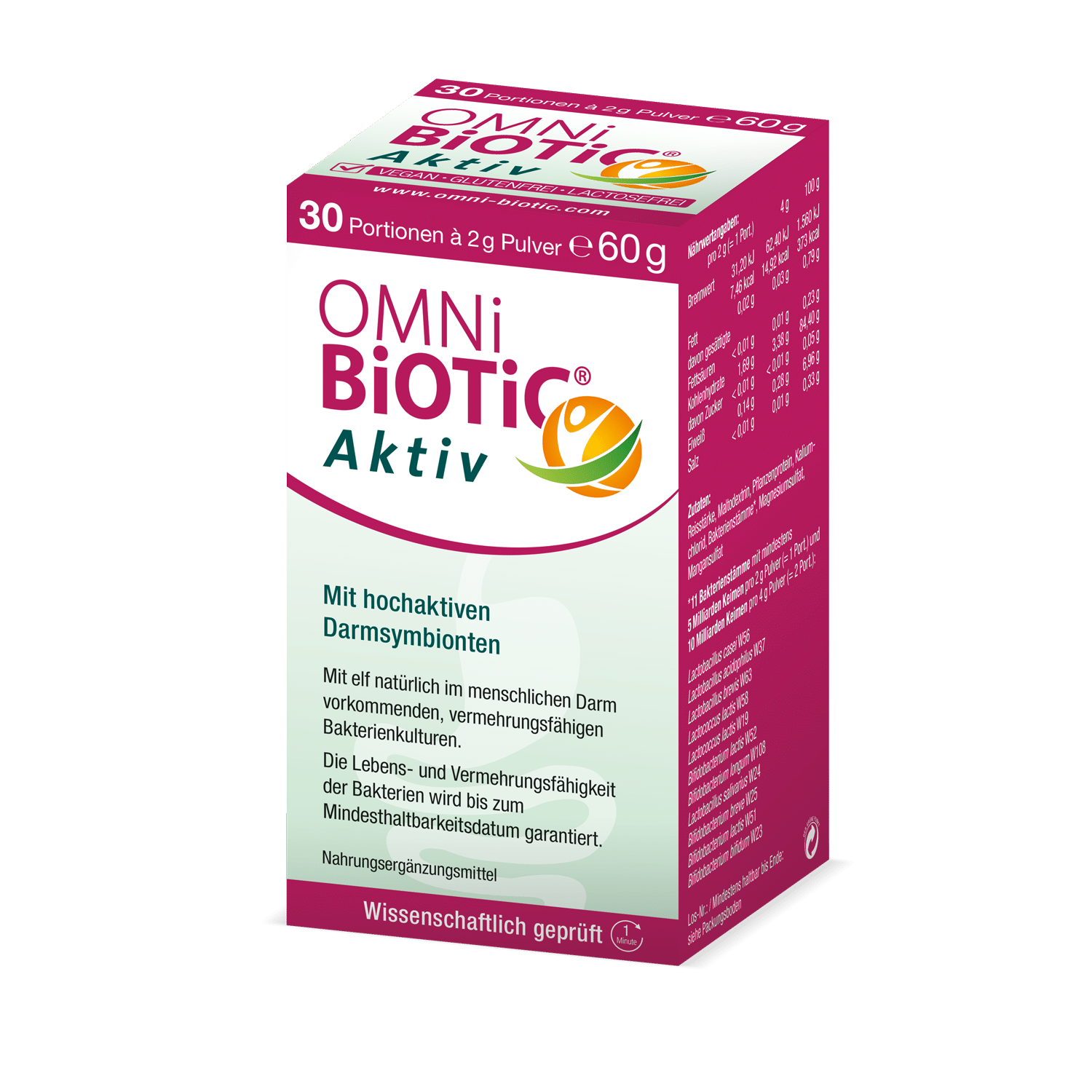 OMNI BIOTIC AKTIV PLV 60G sicher online kaufen im Onlineshop der ...