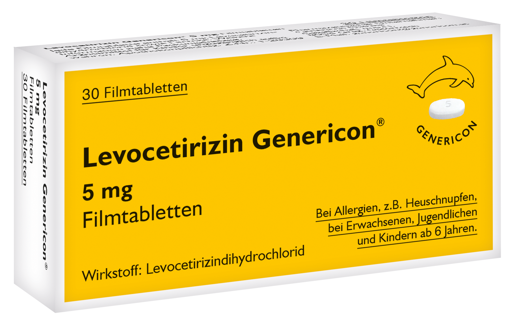 Levocetirizin Genericon® 5 mg Filmtabletten