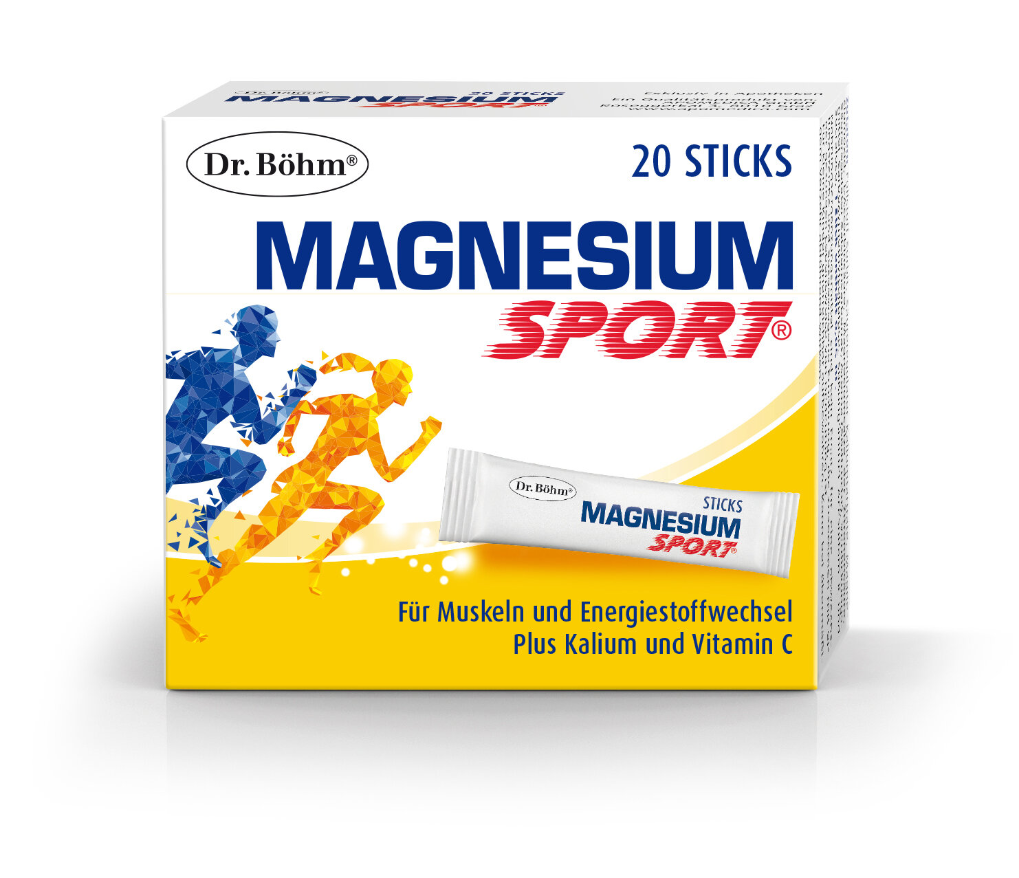 Dr. Böhm Magnesium Sport Sticks 20 Stück