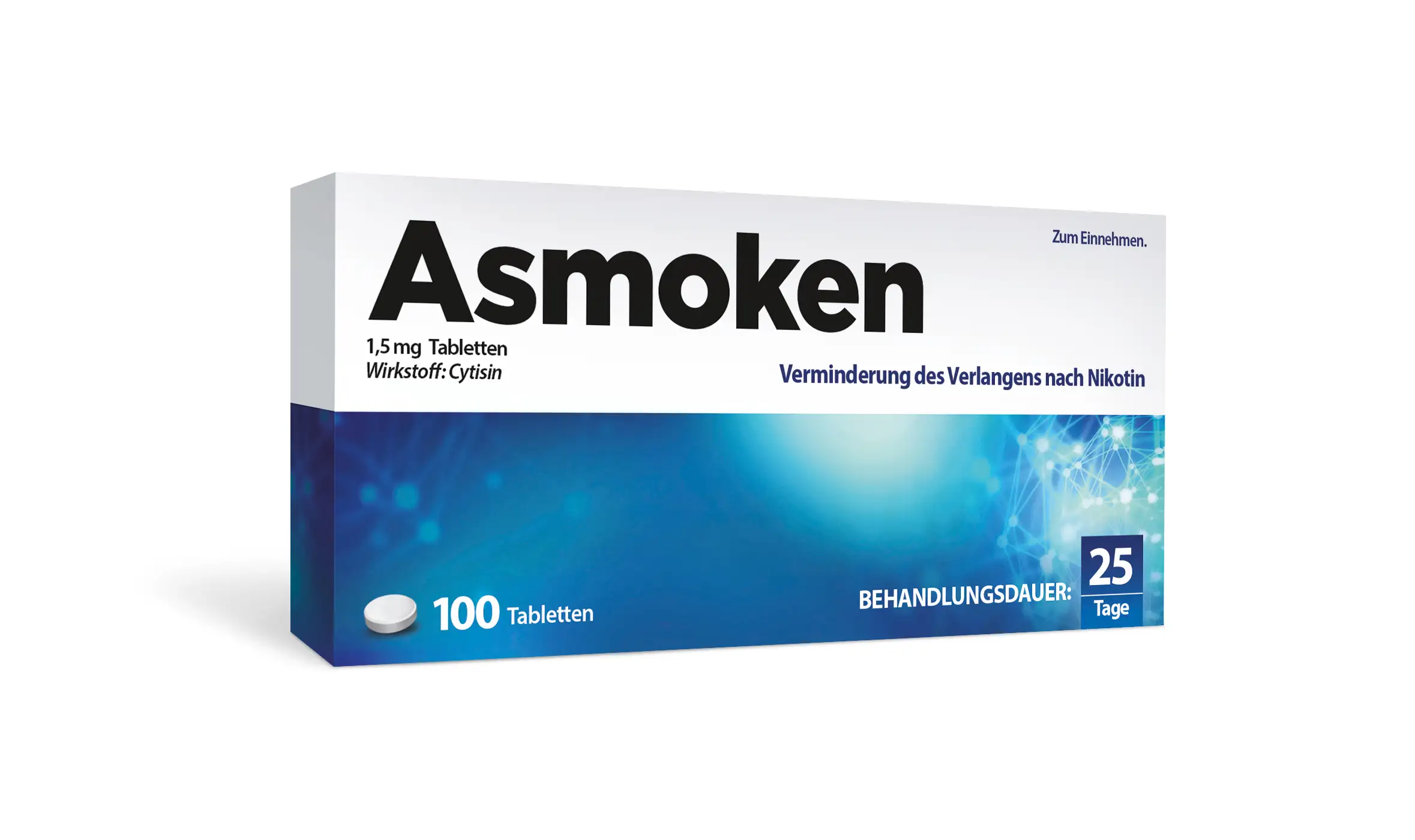 Asmoken Tabletten 1,5mg 100 Stück - Rauchfrei in 2...