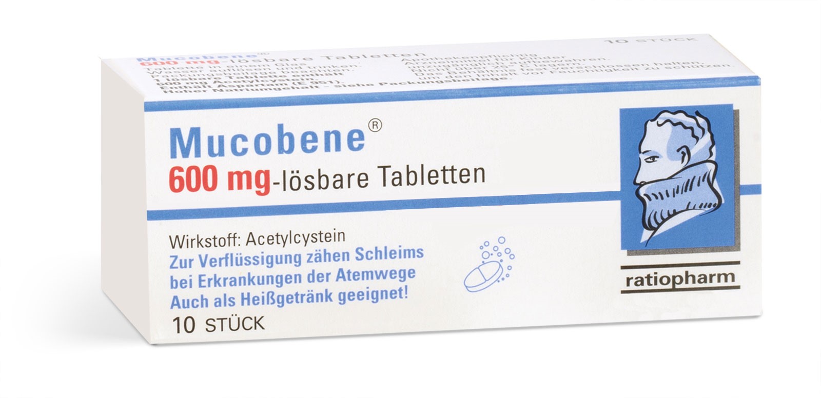 Mucobene® 600 mg lösbare Tabletten
