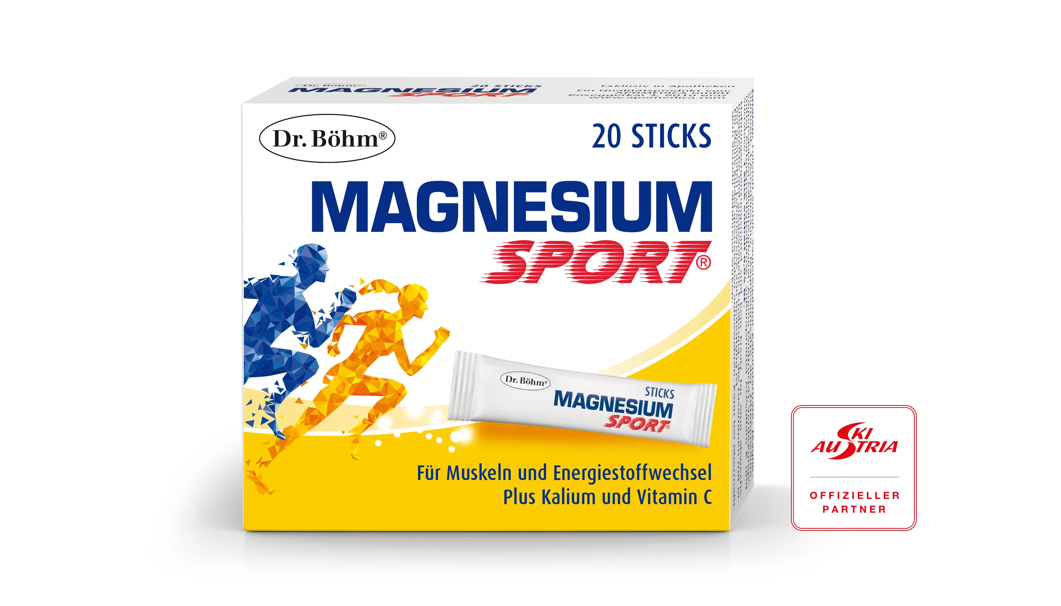 Dr. Böhm Magnesium Sport Sticks 20 Stück