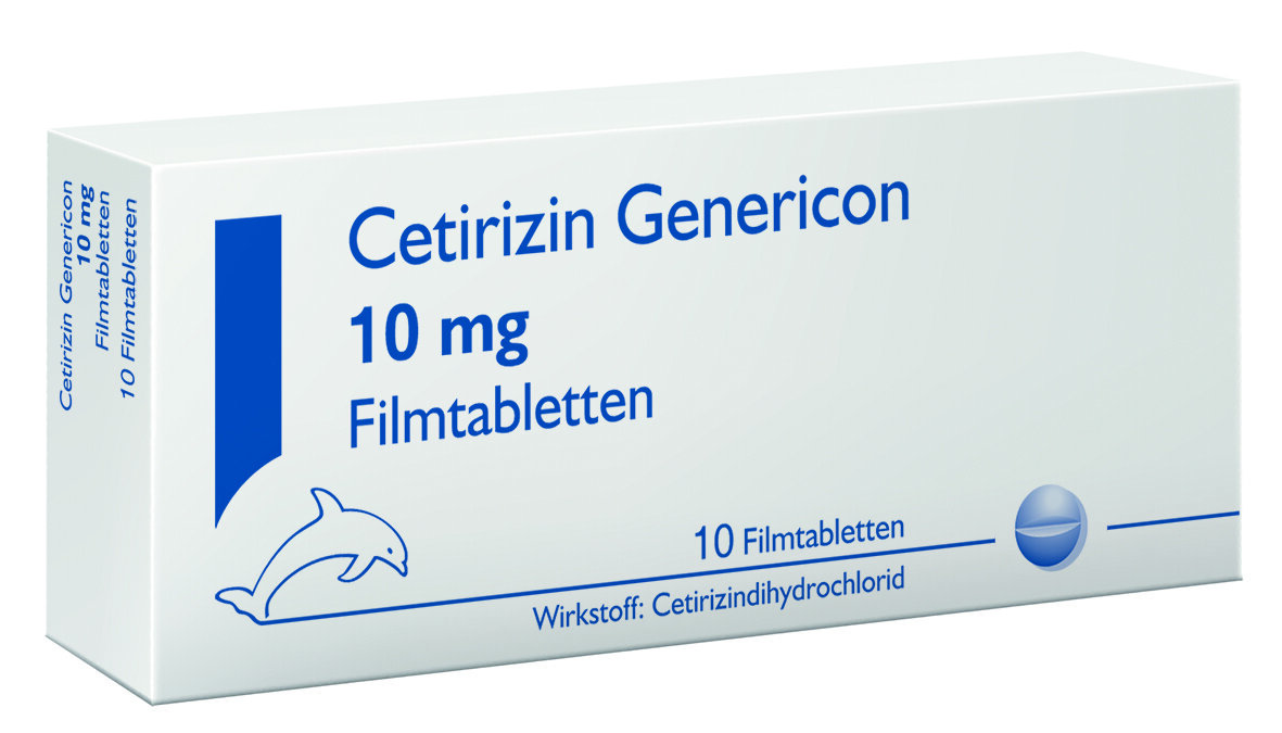 CETIRIZIN GENERICON FILMTABLETTEN 10MG, Notiz intern: CETIRIZIN GENERICON FILMTABLETTEN 10MG, Shop-Kennzeichen: Variante 2444221