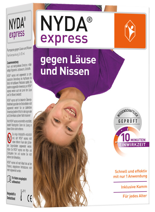 NYDA EXPRESS PUMP-SPRAY LÄUSE+NISSEN